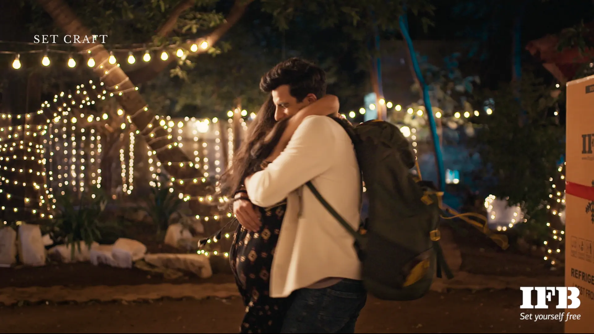 emotional homecoming hug diwali lights indian family reunion
