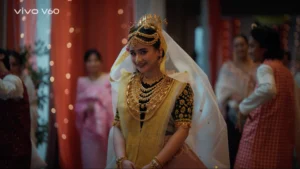 manipuri bridal jewelry gold ornaments potloi close up wedding styling