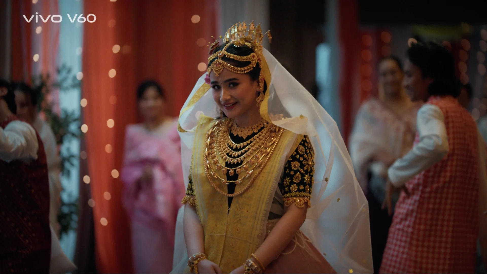 manipuri bridal jewelry gold ornaments potloi close up wedding styling