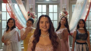 bride portrait wedding friends background drapes soft lighting