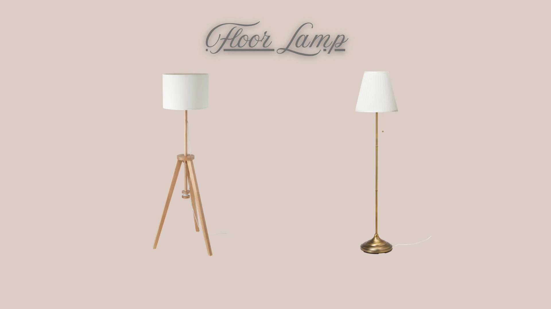 Minimal floor lamp references for podcast and creator studio interiors