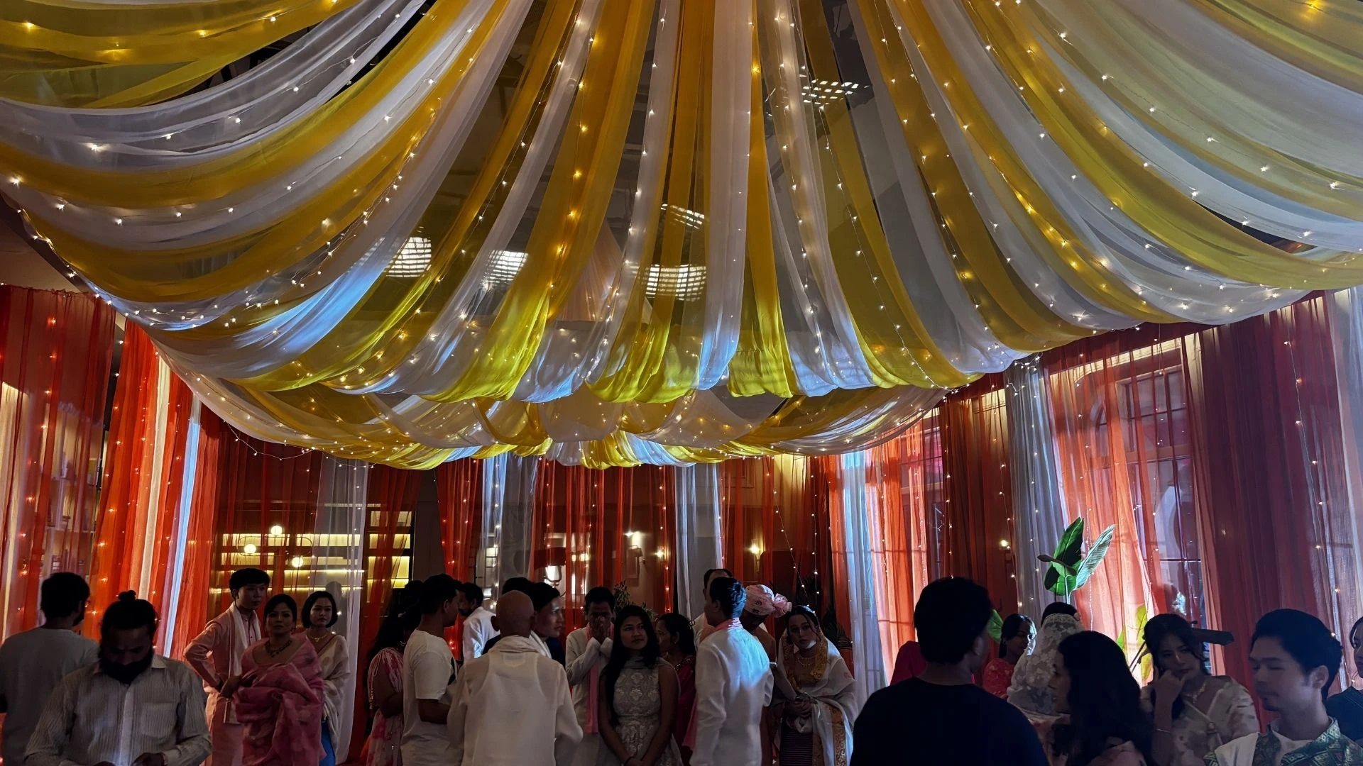 Manipuri wedding set design for Vivo