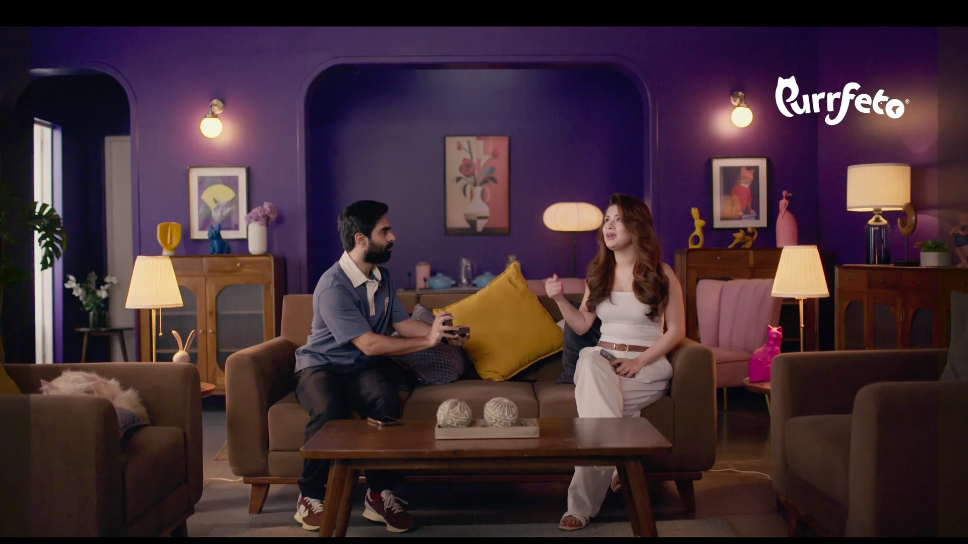 Purrfeto advertising film production design by Set Craft